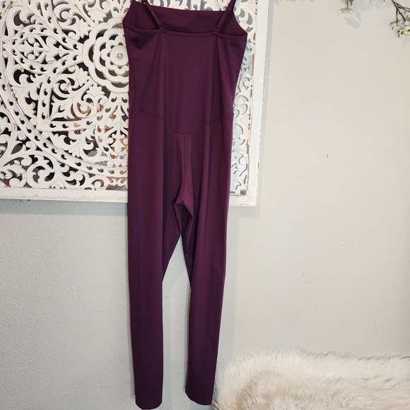 Girlfriend Collective Cami Unitard Plum Purple Yoga Pilates Jumpsuit Size  XXL - Picture 11 of 13